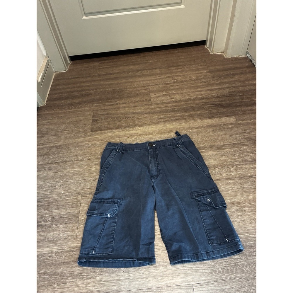 Navy Blue Wrangler Short Cargo 16